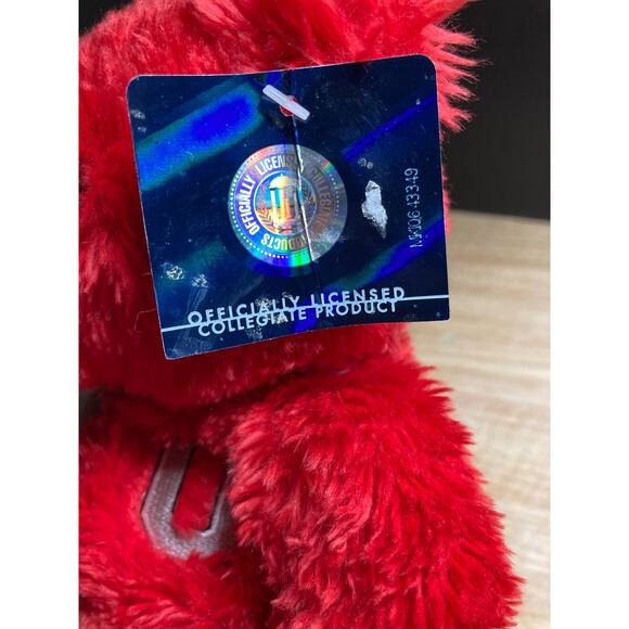 Buckeyes Ohio State Red Plush Bear by Market Identity .  Pre-Owned w/tags - Picture 2 of 7